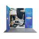 10ft Magnetic Modular Fabric Display - L Shape