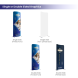 10ft Magnetic Modular Fabric Displays - L Shape Curved