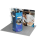 13ft Magnetic Modular Fabric Display - Tower Island Shape with Backwall