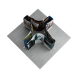 13ft Magnetic Modular Fabric Displays - Tapered Island Shape