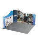 13ft Magnetic Modular Fabric Displays - Dynamic Curved L Shape