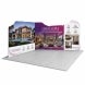 16.4 x 16.4 ft magnetic modular fabric displays design 20 45 degree