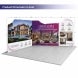 16.4 x 16.4 ft magnetic modular fabric displays design 20 dimensions