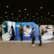 16.4x13ft Magnetic Modular Fabric Displays - L Shape