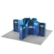 16.4x16.4ft Magnetic Modular Fabric Displays - Island Shape