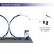 20 ft Island Twin Arch Display Booth Illuminate Your Brand