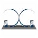 20 ft Island Twin Arch Display Booth Lifestyle 2
