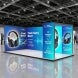 20ft Backlit Trade Show Display Large LED Lightbox Backwall with Graphics lifestyle