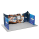 20ft Magnetic Modular Fabric Displays - U Shape