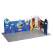 20ft Magnetic Modular Fabric Displays - L Shape