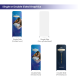 20ft Magnetic Modular Fabric Displays - L Shape