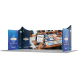 20ft Magnetic Modular Fabric Displays - U Shape