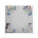 20ft Magnetic Modular Fabric Displays - 4 Curved L-Shape Sections