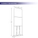13 Ft Tension Fabric Display Stand for Trade Show