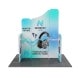 6.5ft Magnetic Modular Fabric Display - Five Maglock Panels
