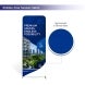 6.5ft Magnetic Modular Fabric Display - Cross Island Shape