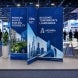 6.5ft Magnetic Modular Fabric Display - Cross Island Shape
