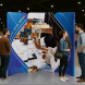 6.5ft Magnetic Modular Fabric Display - Curved Shape