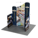 6.5ft Magnetic Modular Fabric Display - Five Maglock Panels