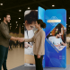 6.5ft Magnetic Modular Fabric Display - Cross Island Shape