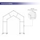 A shaped Arch Stand Ensures Durability