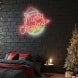 Merry Christmas Circle Neon Sign