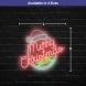 Merry Christmas Circle Neon Sign