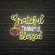Grateful Thankful Blessed Neon Sign