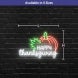 Happy Thanksgiving Pumpkin Neon Sign