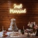 Just Married Neon Sign