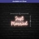 Just Married Neon Sign
