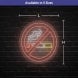 No Smoking Neon Sign