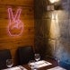 Peace Gesture Neon Sign