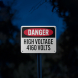 OSHA Danger Elevator Equipment Room Aluminum Sign (Reflective)
