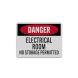 OSHA Danger Electrical Room Aluminum Sign (Reflective)