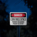Confined Space Permit Required Aluminum Sign (Reflective)