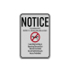 National Park Service Drone Liability Aluminum Sign (Reflective)