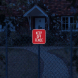 Keep Off Fence Aluminum Sign (EGR Reflective)