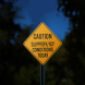 Caution Icealert Aluminum Sign (Reflective)