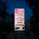 No Parking Private & Active Driveway Aluminum Sign (Reflective)