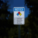 NFPA Guides Hazard Rating Aluminum Sign (Reflective)