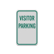 Reserved Visitor Parking Aluminum Sign (Reflective)