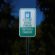 Electric Vehicle Parking Aluminum Sign (Reflective)