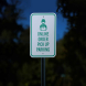 Online Order Pick Up Parking Aluminum Sign (Reflective)