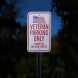Veteran Parking Only Thank You For Service Aluminum Sign (Reflective)