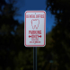 Dental Office Parking Aluminum Sign (Reflective)