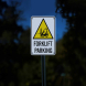 Forklift Parking Aluminum Sign (Reflective)