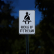 Buckle Up Its The Law Aluminum Sign (Reflective)