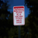 No Parking, Violators Towed Away Aluminum Sign (Diamond Reflective)
