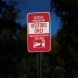 Reserved Parking For Visitors Only Aluminum Sign (EGR Reflective)